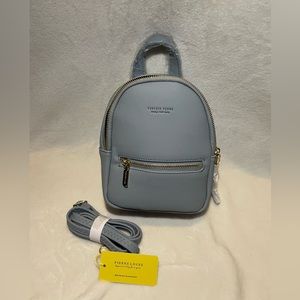 Mini Soft Touch Faux Leather Backpack